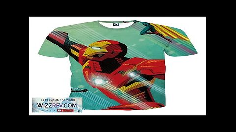 Marvel Comics Iron Man In Rush Attack Full Print T-shirt Review