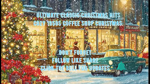 Ultimate Classic Christmas Hits 🎶🎄 Cozy 1950s Coffee Shop Christmas.
