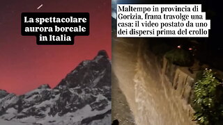 Italia: dalle AURORE ai NUBIFRAGI in un LAMPO! Bombardamento di Geoingegneria HAARP?