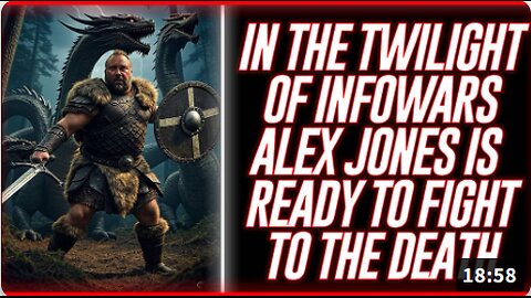 In The Twilight Of Infowars Alex Jones Says He Will Stand Against Evil and Fight To The Death Which Is A Small Price To Pay To Achieve Total Victory Against The Satanic Forces The Life Is Fiery With It’s Beauty 1 Year Anniversary Fundraiser is Now Live