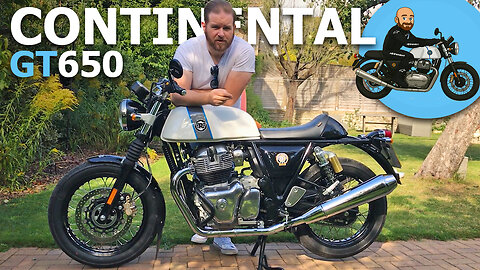 Royal Enfield Continental GT 650 Motorcycle Review Retro Cafe Racer - Blast from the past