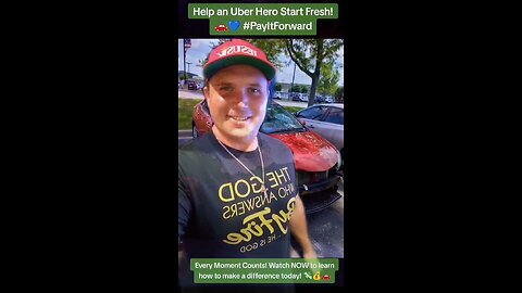 Help an Uber Hero relaunch life with 1 Bitcoin! 🎥💖