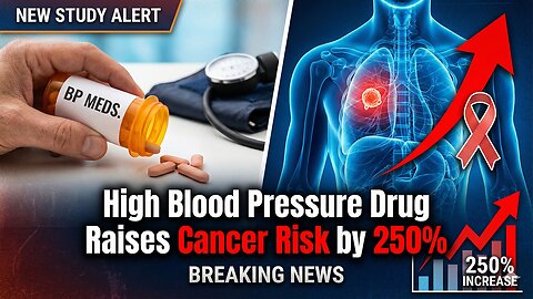 High Blood Pressure Drug Raises Cancer Risk by 250%