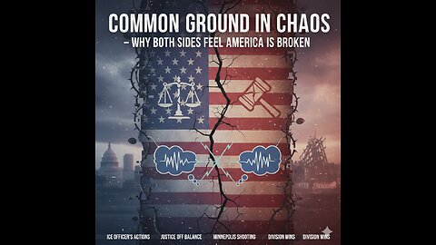 Common Ground in Chaos – Why Both Sides Feel America Is Broken