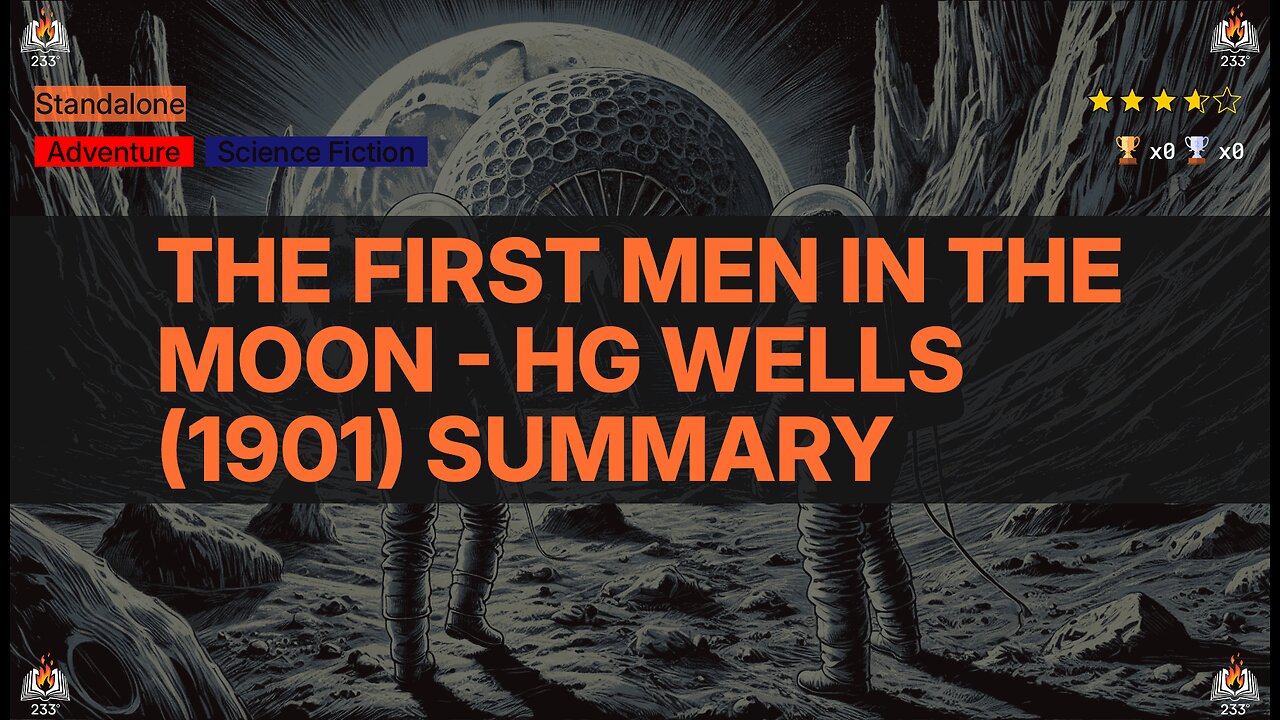 The First Men in the Moon - HG Wells (1901) Summary
