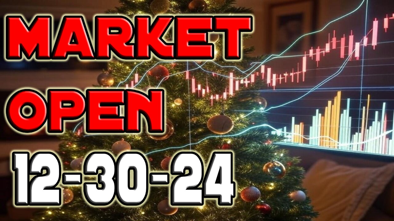 🔴 Market Open LIVE: Stocks Plunge as Markets Crash – What’s Next? 12-30-24