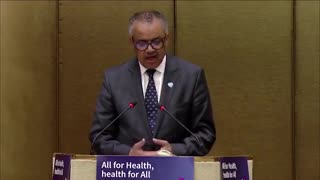 Tedros’ New Fear Pron: “Climate Will DROWN Nations & Starve You—Give WHO Power NOW!”