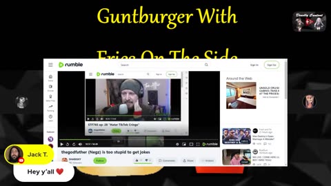 Guntburgr with Fries on the Side