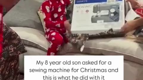 Boy handmade the perfect gift for his sister post holidays