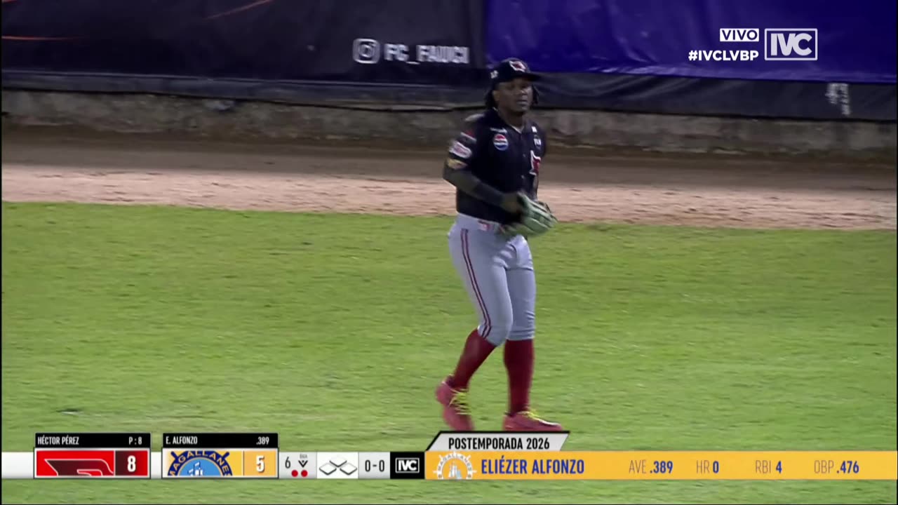 Luisangel Acuña arriesgando el físico