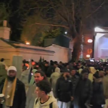 It looks like Mecca but it's London. This is what an invasion looks like.