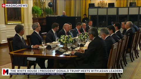 🇺🇸 President Donald Trump Meets with Asian Leaders on Trade and Security at The White House [LIVE]