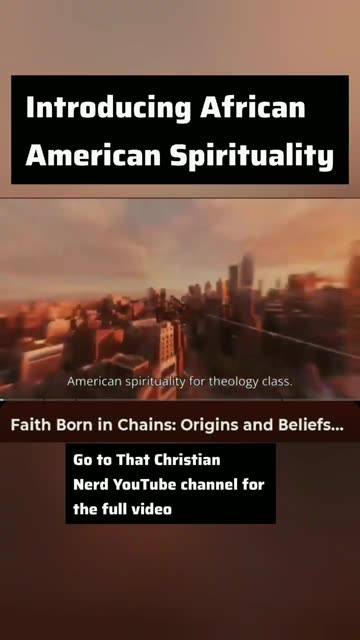 introducing African American Spirituality!