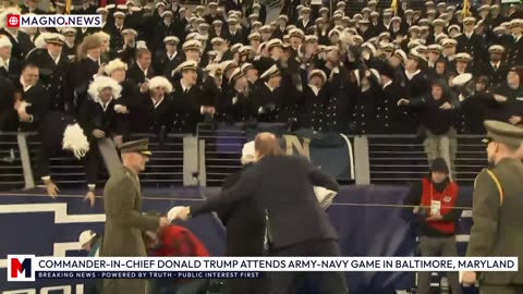 🇺🇸 Commander-In-Chief Donald Trump attends Army-Navy Football Game in Baltimore, Maryland [LIVE]