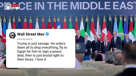 Starmer, Carney and Macron’s hilariously awkward moments with Trump during Gaza peace summit