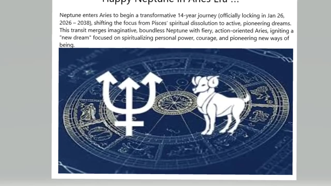Neptune in Aries