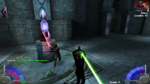 Star Wars Jedi academy gameplay