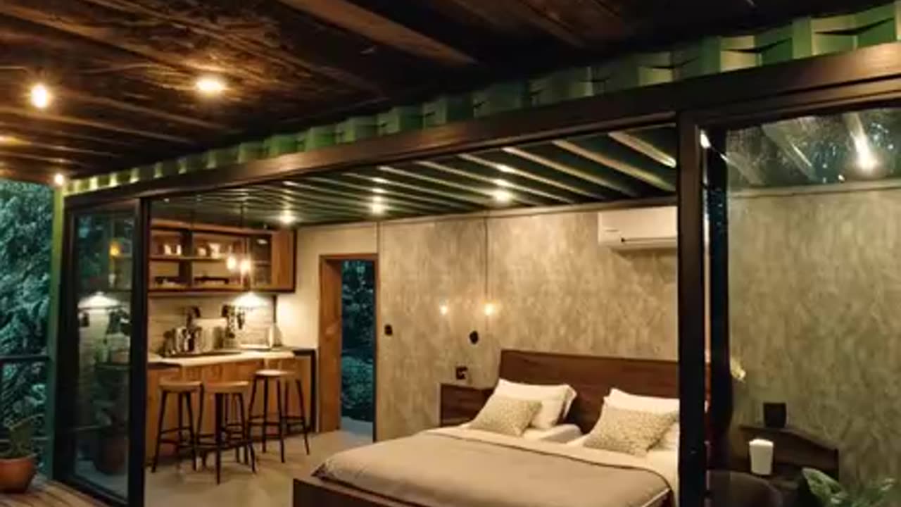 Jungle Retreat Container House Tour
