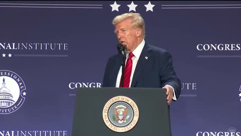 President Trump Gives Remarks to GOP Members of Congress