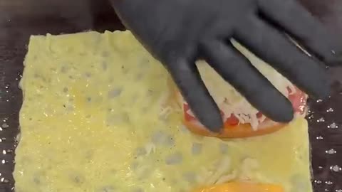 이건 첨이지 딱지 햄 치즈 오믈렛토스트 / Ham Cheese Egg Omelet Toast