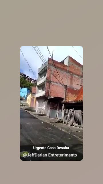 Irregular construction in Brazil collapses and has a domino effect on the neighborhood