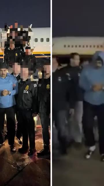 JUST IN: First photos and video of Venezuelan dictator Nicolás Maduro have been ...