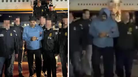 JUST IN: First photos and video of Venezuelan dictator Nicolás Maduro have been ...