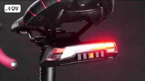 Bicycle Light Rear Rechargeable Bike Lamp Induction Brake Taillight