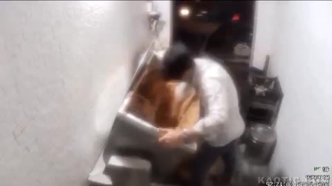 Meat Grinder Accident Looks Painful