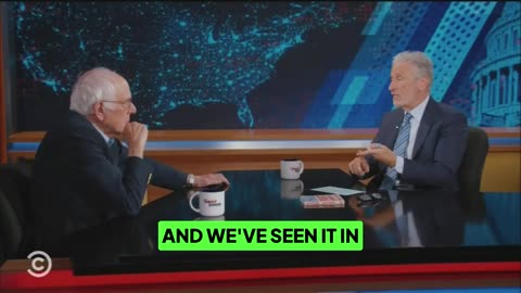 Jon Stewart surprises Bernie Sanders with a brutal facts