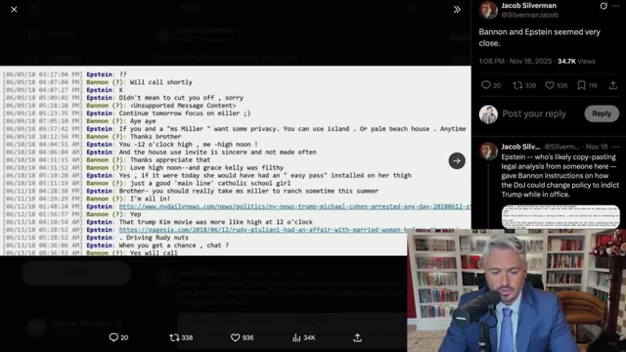 EXPOSED: Sloppy Steve Bannon's DARK Epstein Secret! | The Kyle Kulinski Show