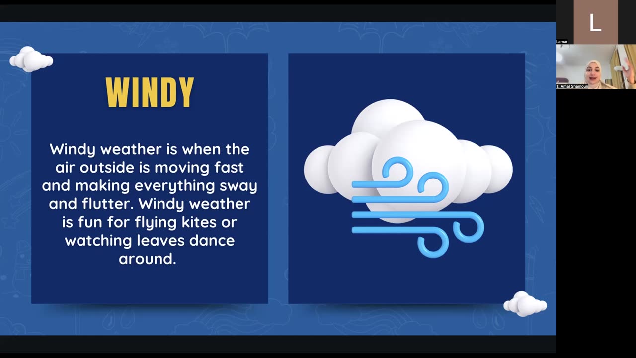 Seasons and Weather Class (13) Part (2)