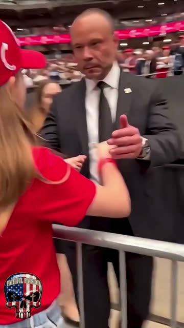 Young Lady Surprises Dan Bongino with an Unexpected Shield!