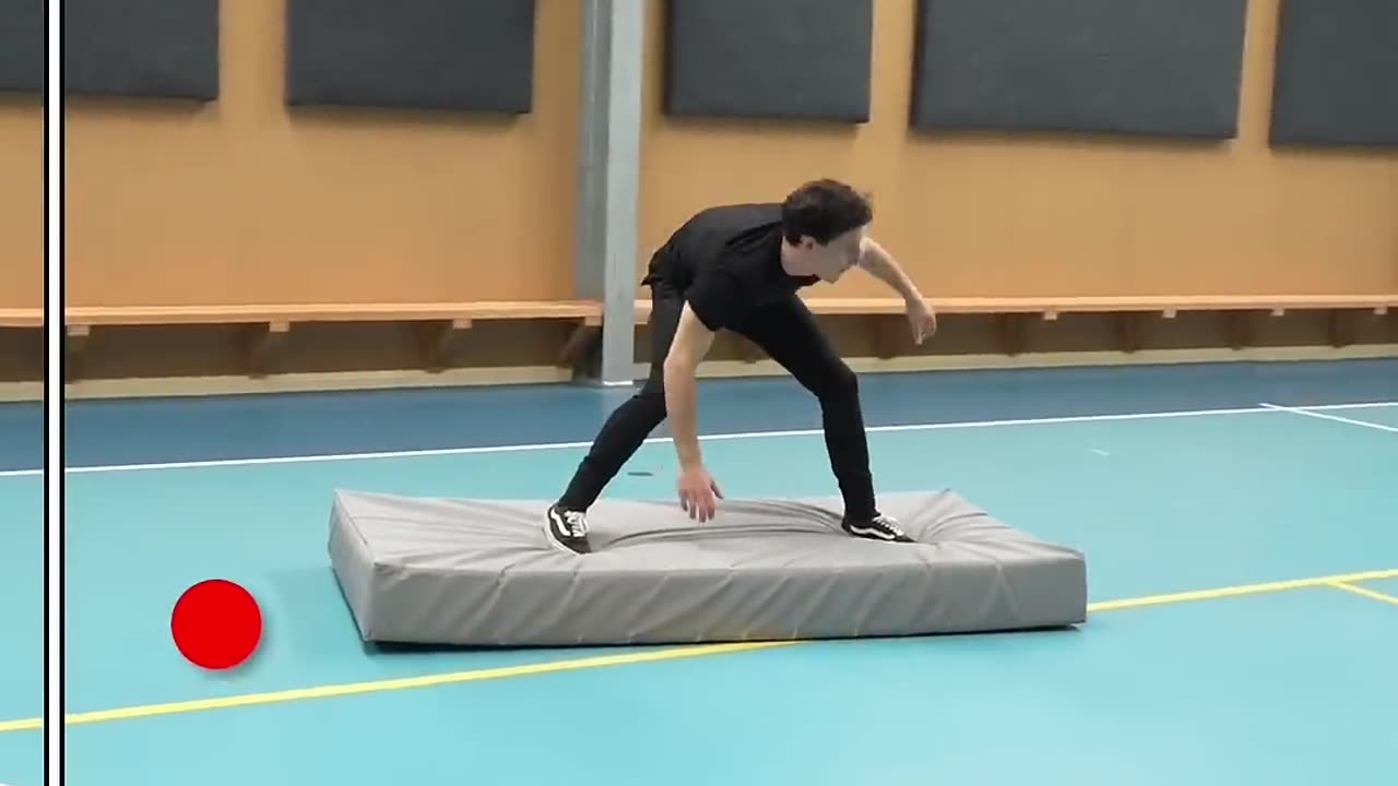 Who can slide the furthest 🏁 W_​⁠@oolisands (wait for the end 😂)