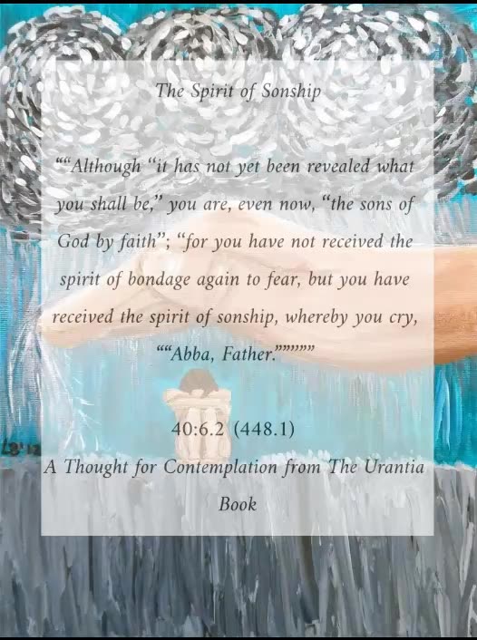 The Spirit of Sonship