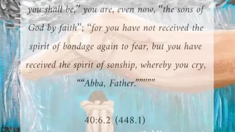 The Spirit of Sonship