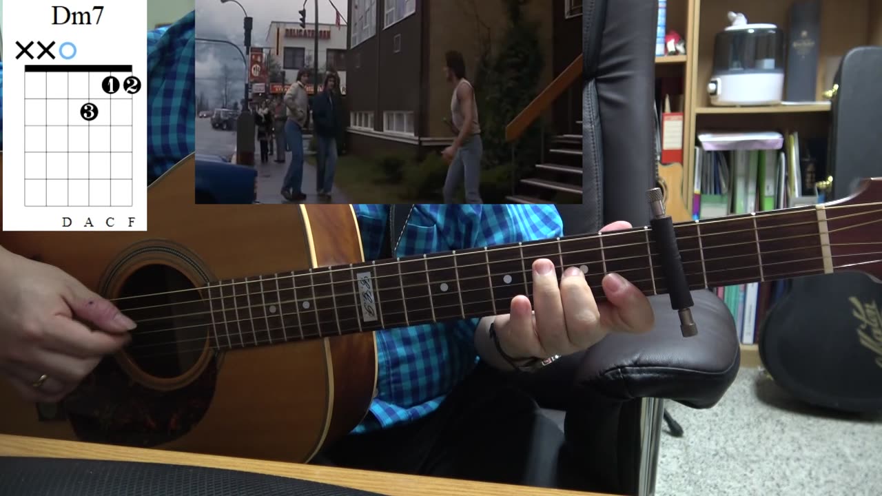 It's a long road - Dan Hill, guitar backing cover, from ost of Rambo