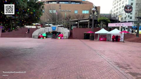 Pioneer square live! Trans woman are men!