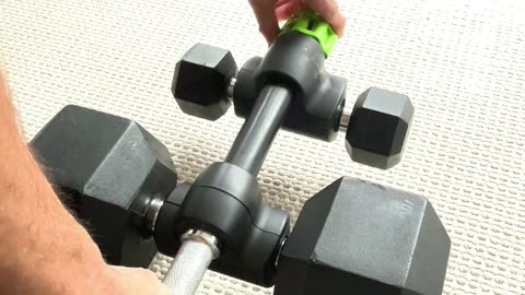 Quickly turn #dumbbells to #weightplates! Expand #homegym #dumbbellworkouts w/Dualbell