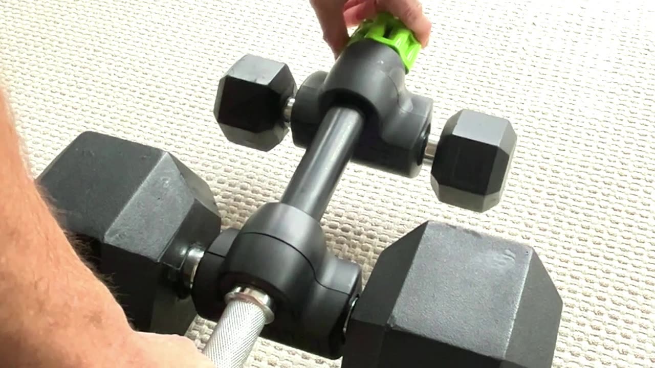 Quickly turn #dumbbells to #weightplates! Expand #homegym #dumbbellworkouts w/Dualbell