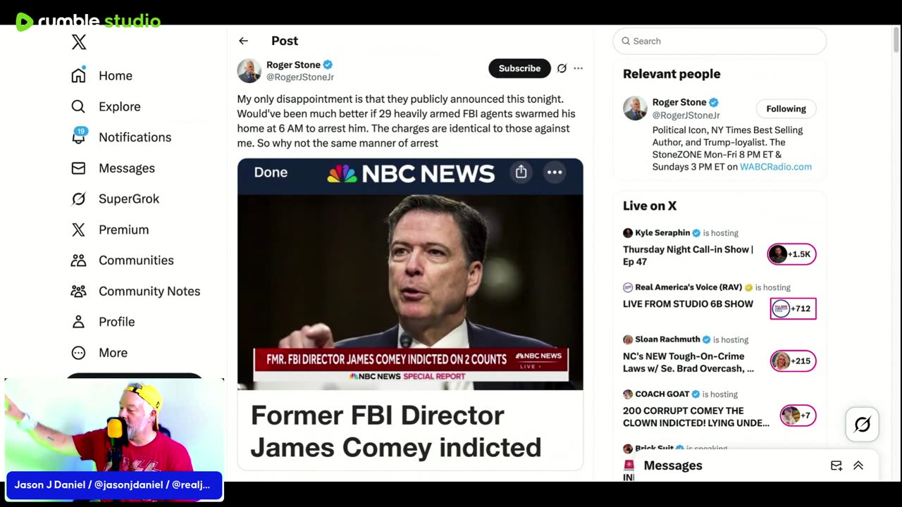 200 CORRUPT COMEY THE CLOWN INDICTED! LYING UNDER OATH, OBSTRUCTION! ICE SHOOTER Jahn note of TERROR