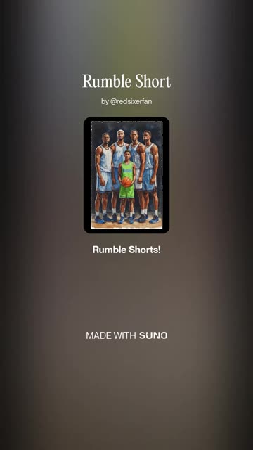 "Rumble Short" by RedSixerFan 2/5/26