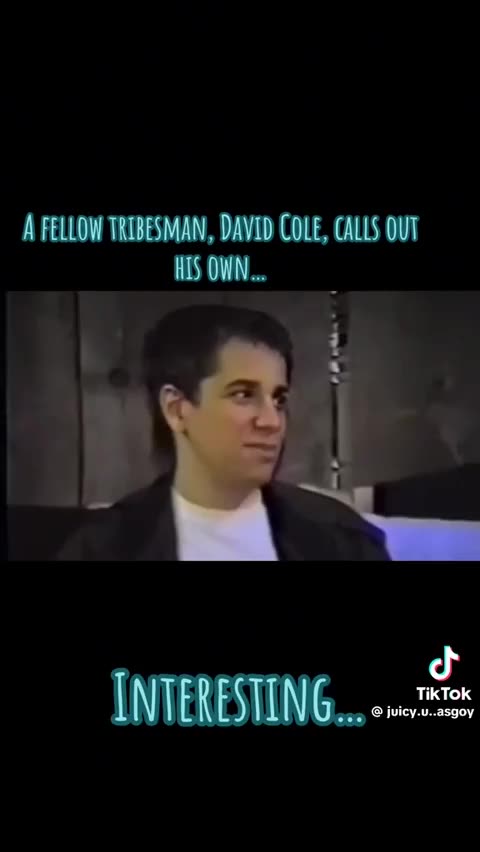 “Jews need Jew-haters to define them. So they create antisemites… A jew without a Jew-hater is nothing.” - David Cole (Jewish)