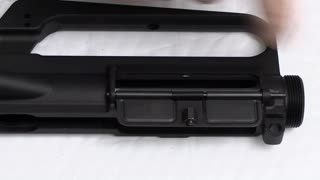 #10 installing Ejection port door on AR 15 upper receiver