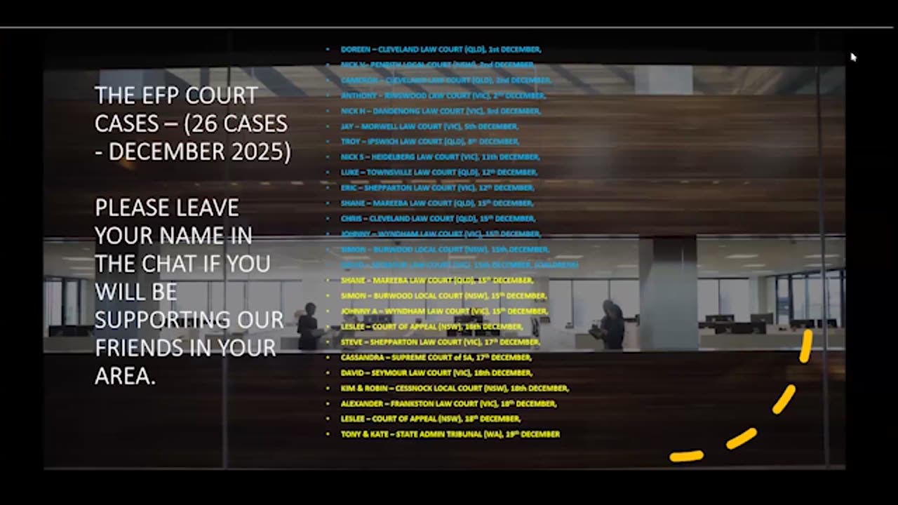 December 15: EFP Exposing the Corruption The Property