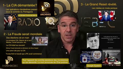 ▶ RadioQuebecEXTRAITS (10 fév 25) : La CIA démantelée