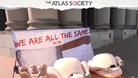 Nothing says moral clarity like lying on the floor as an uncooked turkey.