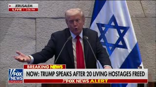 🟢 WATCH: President Trump Brings The House Down When He Asks For Pardon For Netanyahu