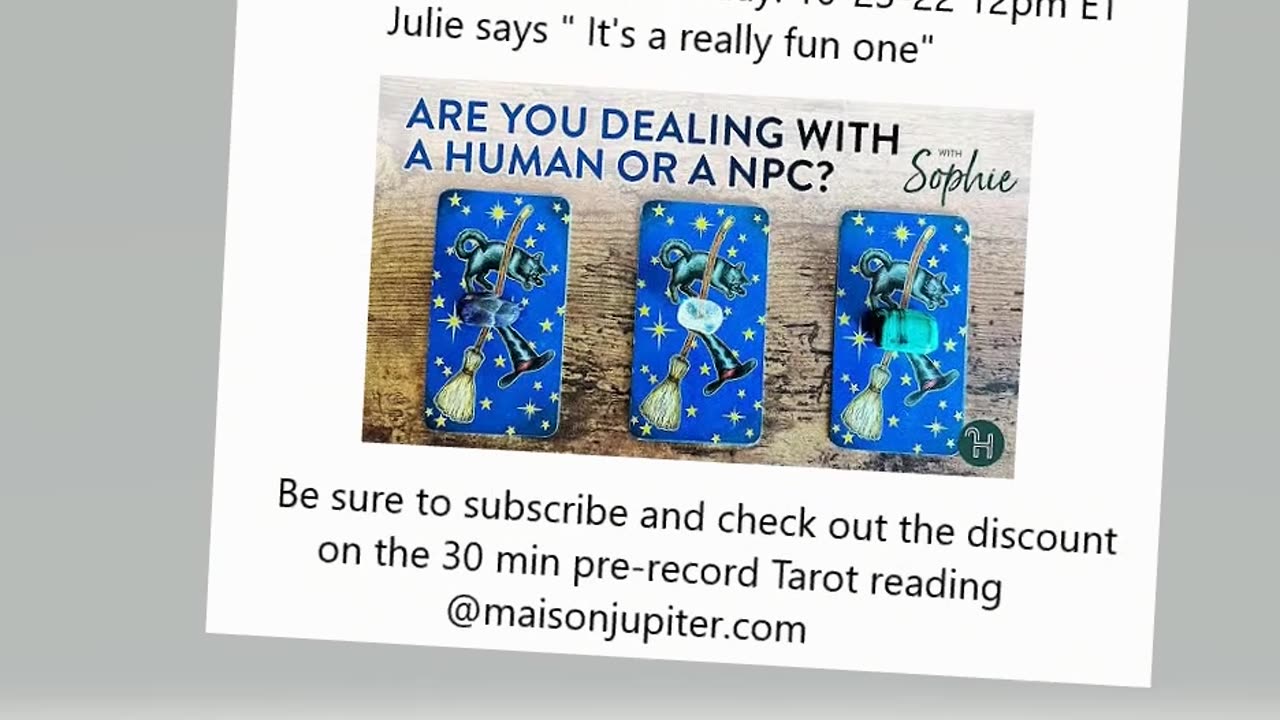 Are you dealing with a human or NPC? 🔮 PICK-A-CARD THURSDAYS