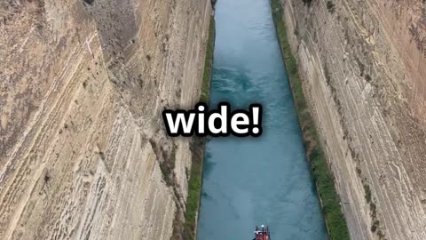 🚢🌊✨The Corinth Canal Where History Meets Engineering Brilliance🚢